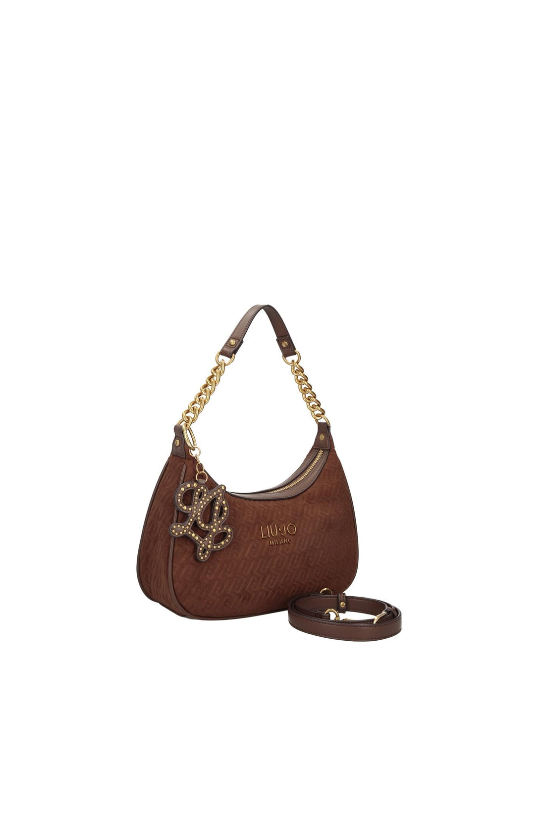 BORSA HOBO A SPALLA E TRACOLLA LIU-JO EMATITE AF6207_T706A TABACCO