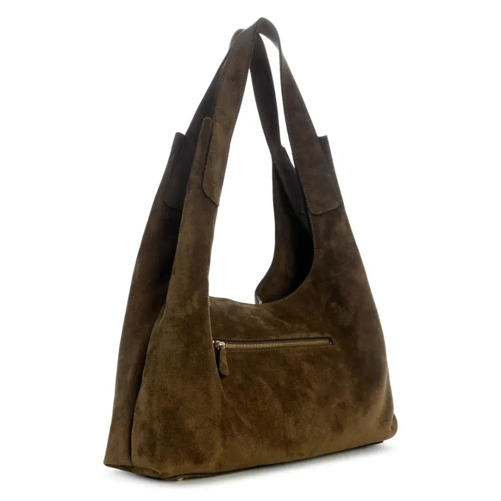 BORSA A SPALLA HOBO DONNA GUESS SUNSET SG231402 ESPRESSO