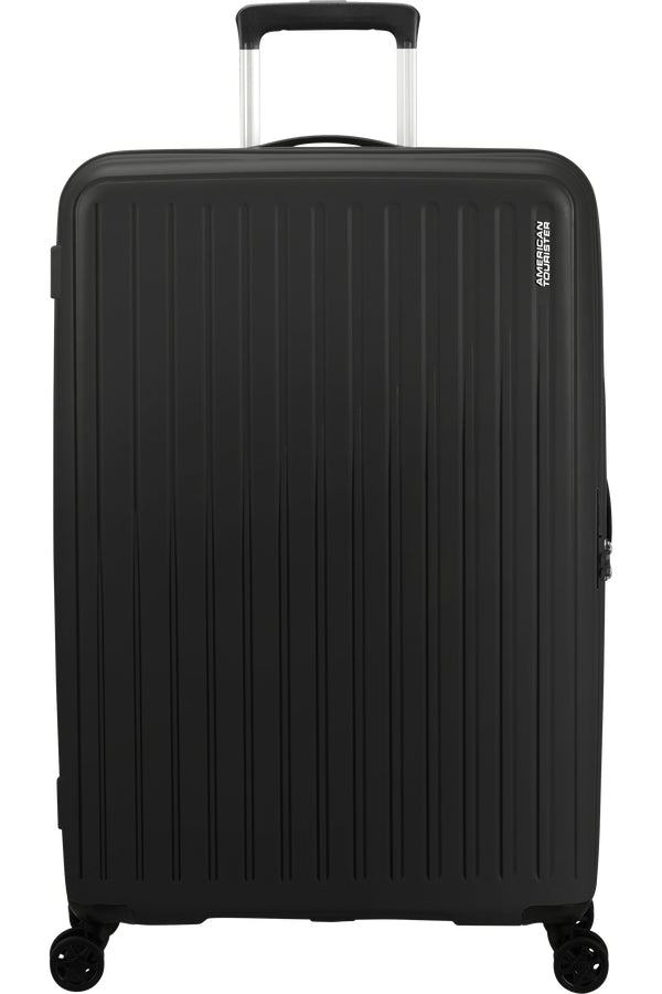 LARGE AMERICAN TOURISTER REJOY SUITCASE 153178 TRUE BLACK 77 CM 