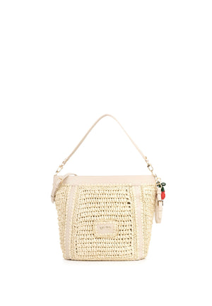 BORSA A SPALLA MEDIA DONNA V°73 ALISYA 73BS9M302 OFF WHITE