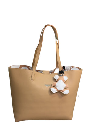 BORSA A SPALLA REVERSIBILE PASHBAG MARGERY 19722 BEIGE-POIS