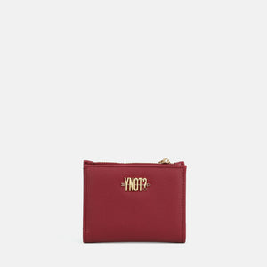 PORTAFOGLIO DONNA PICCOLO SOTTILE YNOT FAN-654F6 CHERRY