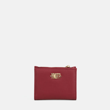 PORTAFOGLIO DONNA PICCOLO SOTTILE YNOT FAN-654F6 CHERRY