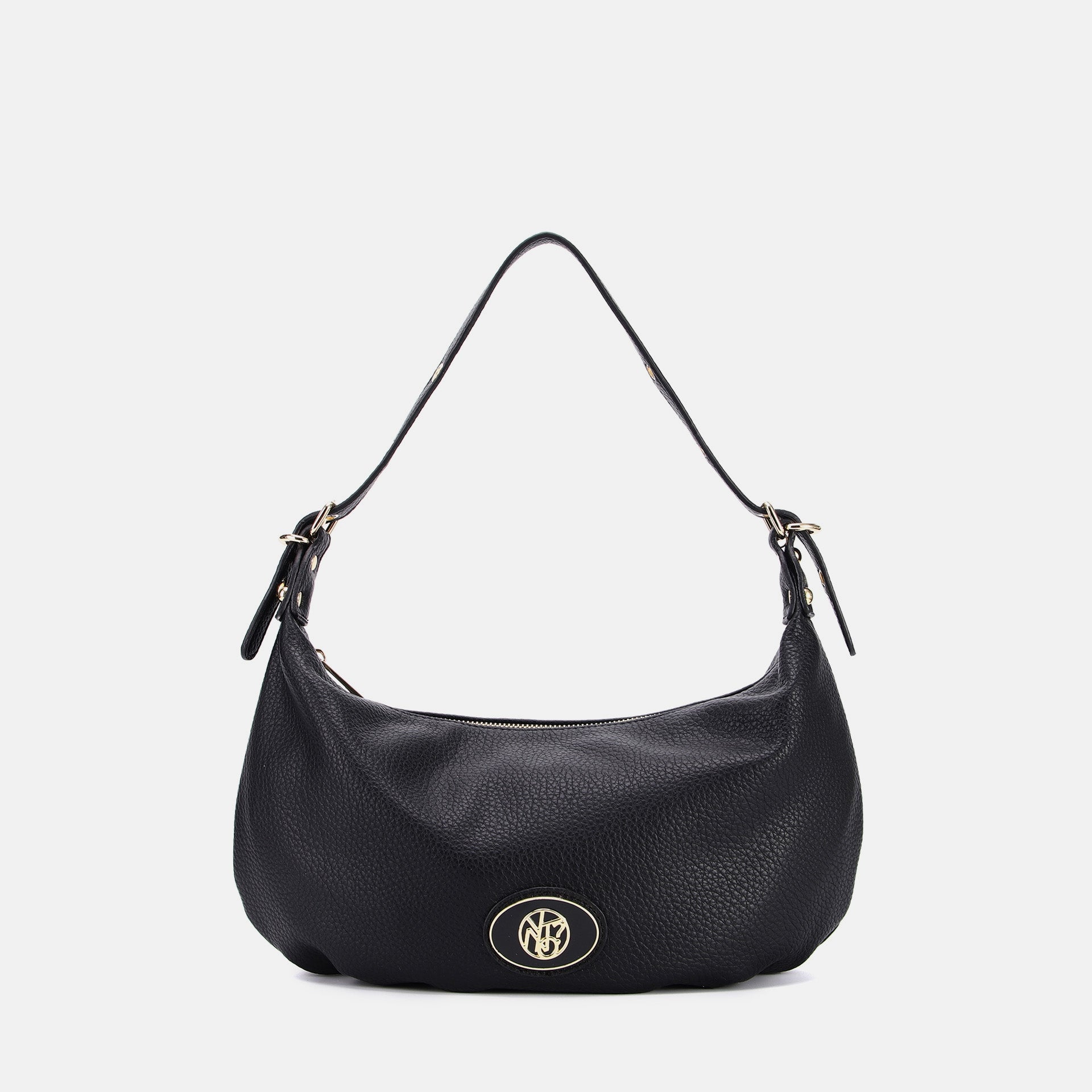 BORSA HOBO SMALL YNOT HAPPY HAP-001F6 BLACK