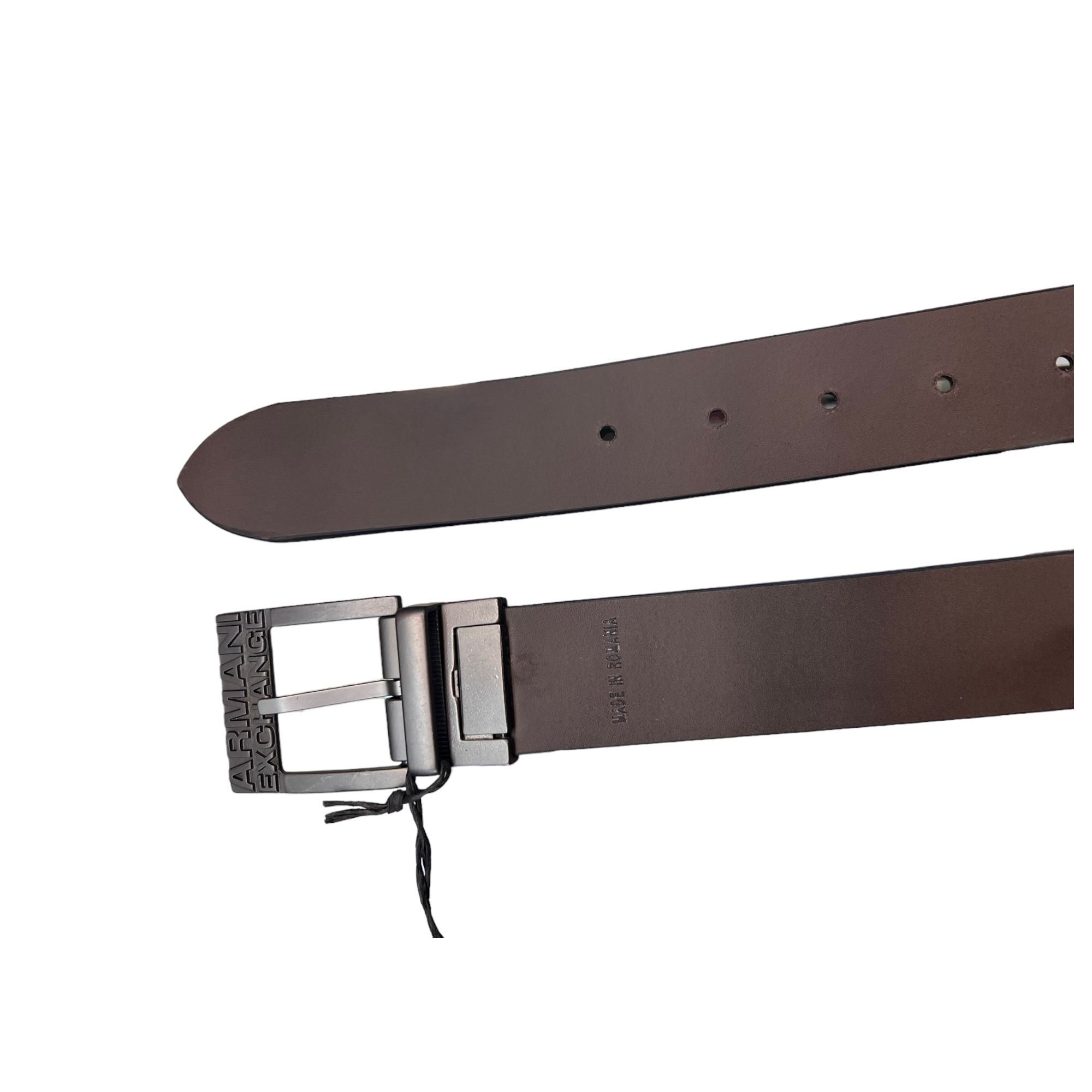 ARMANI EXCHANGE REVERSIBLE BELT 951386 3F811 01135 BLUE-DARK BROWN