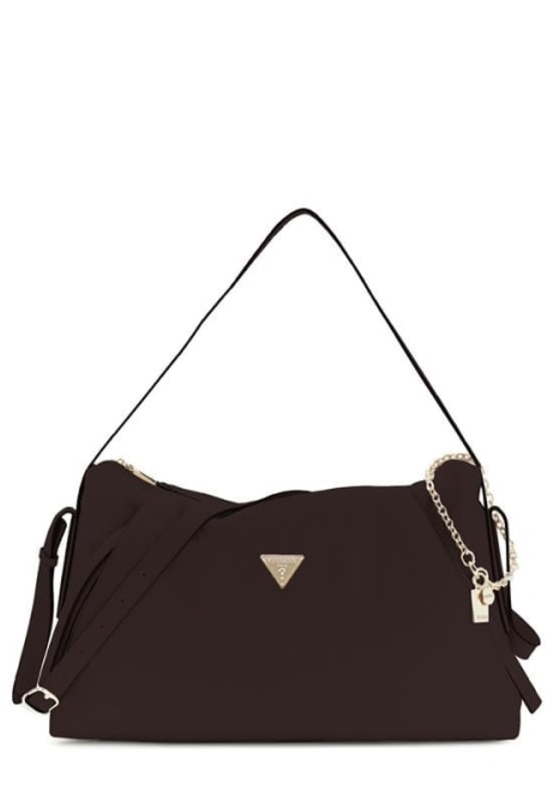 BORSA A SPALLA DONNA GUESS DEVON BG974518 BROWN