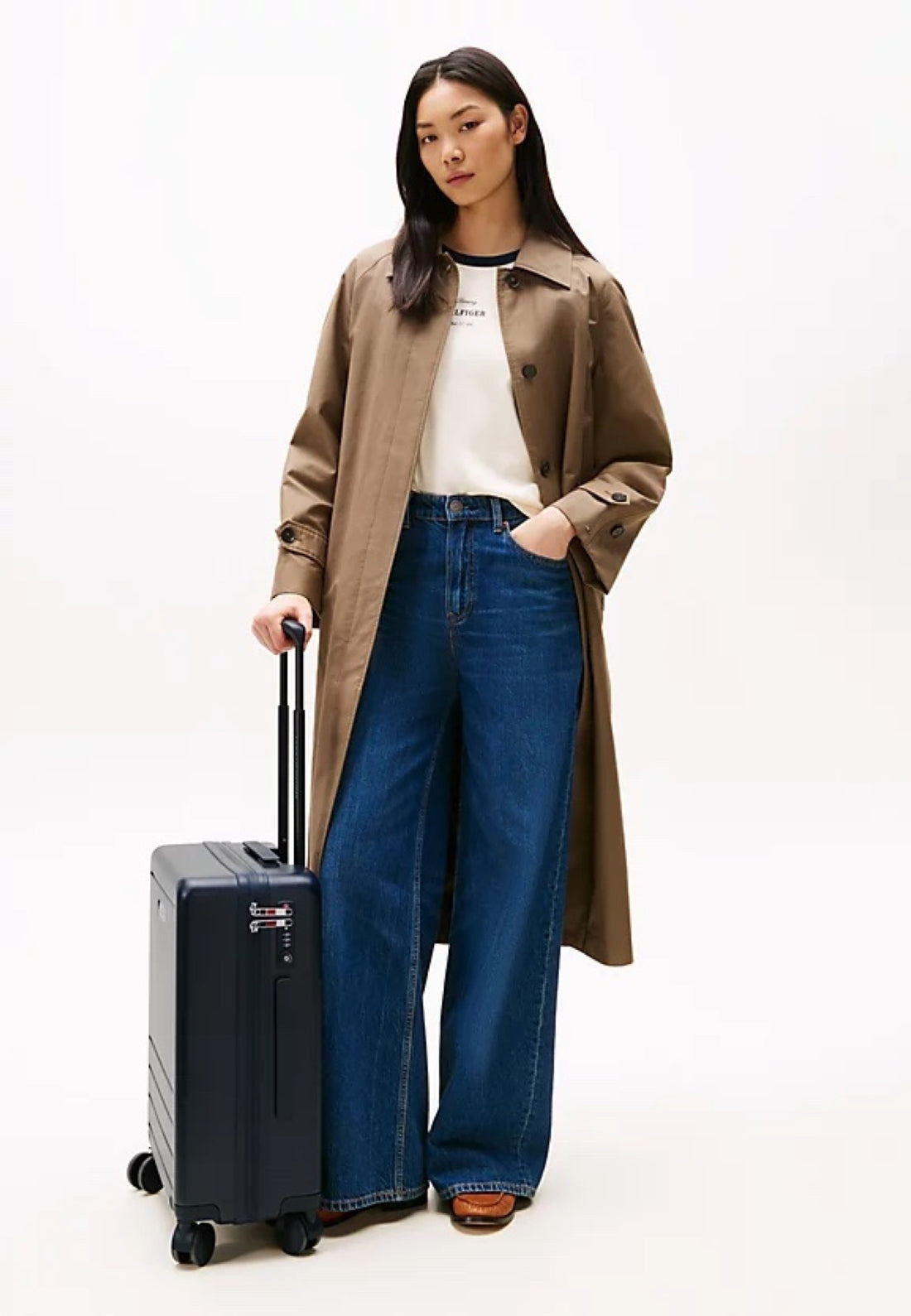 VALIGIA TROLLEY BAGAGLIO A MANO TOMMY HILFIGER AU0AU01973 DW6 BLU