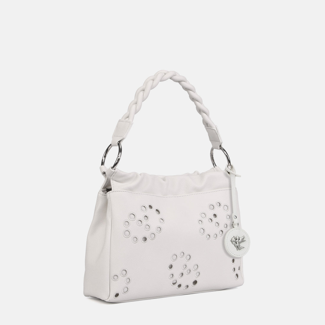 BORSA A SPALLA MEDIA YNOT ANG-007S6 WHITE