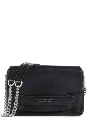 BORSA TRACOLLINA MINI THE BRIDGE LUCREZIA 04121401 20 NERO