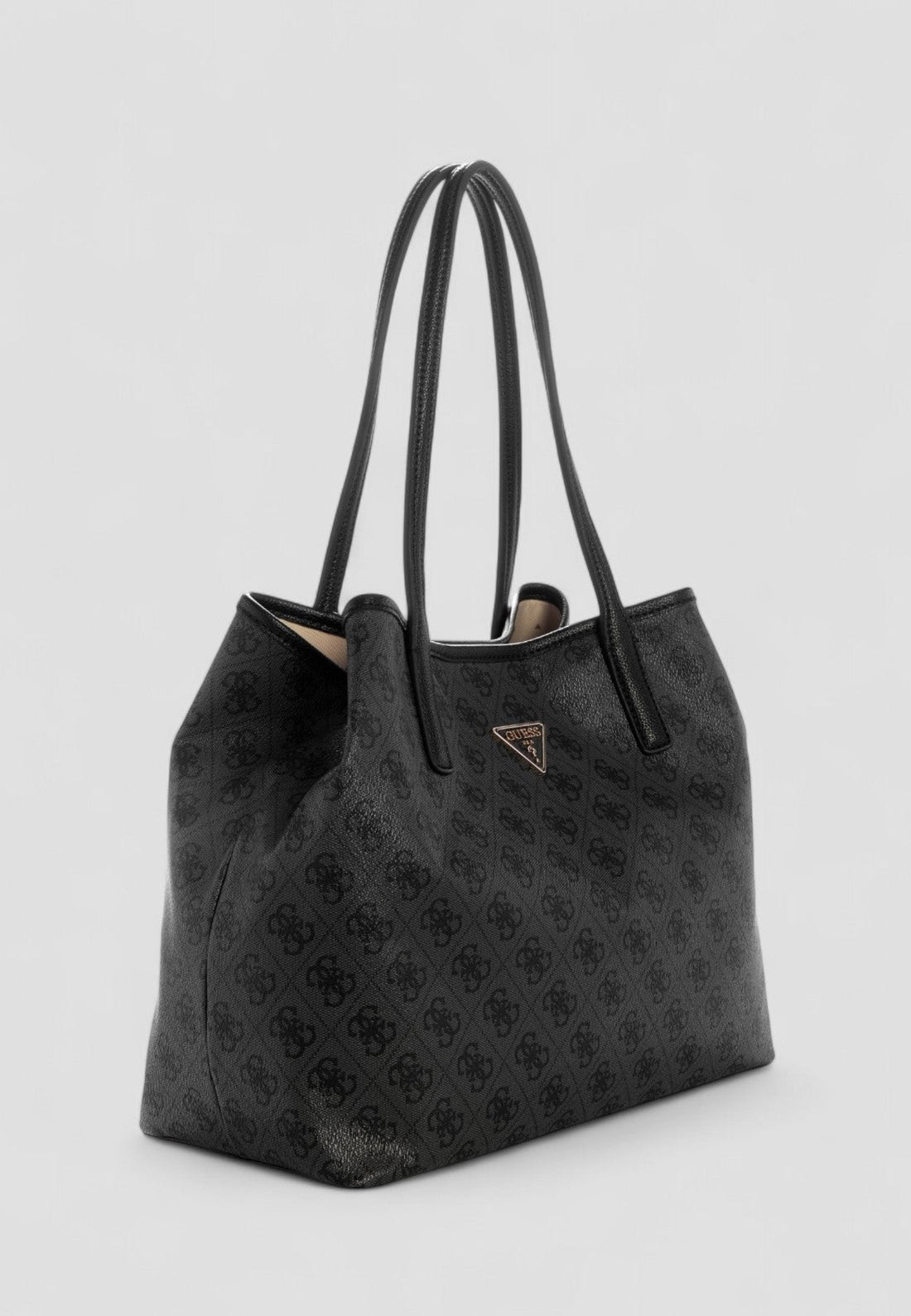 BORSA A SPALLA DONNA GUESS VICTTORIA ESG951428 COAL LOGO