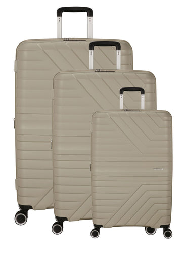 SET DI VALIGIE AMERICAN TOURISTER FLASHLINE IVORY GOLD