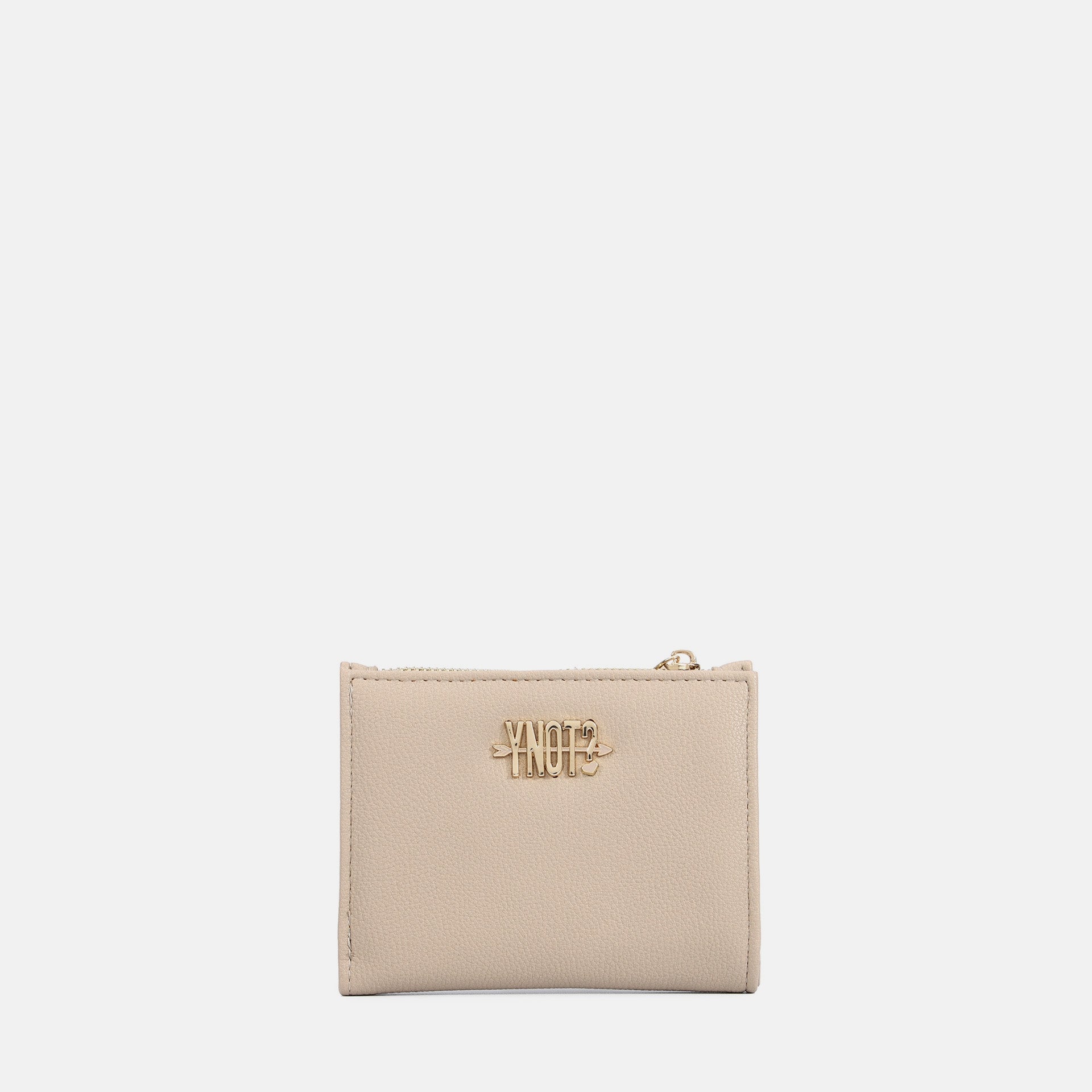 PORTAFOGLIO DONNA PICCOLO SOTTILE YNOT FAN-654F6 ALMOND
