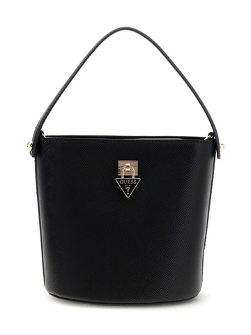 BORSA SECCHIELLO DONNA GUESS PATSIE ZG991903 BLACK