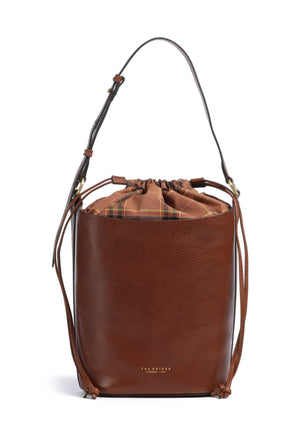 BORSA A SPALLA SECCHIELLO DONNA THE BRIDGE LUCE SOFT 042336E5 14 MARRONE