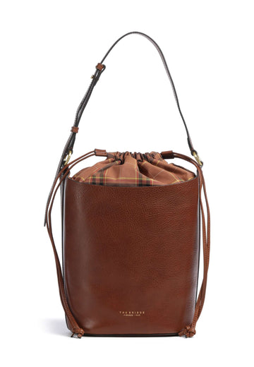 BORSA A SPALLA SECCHIELLO DONNA THE BRIDGE LUCE SOFT 042336E5 14 MARRONE