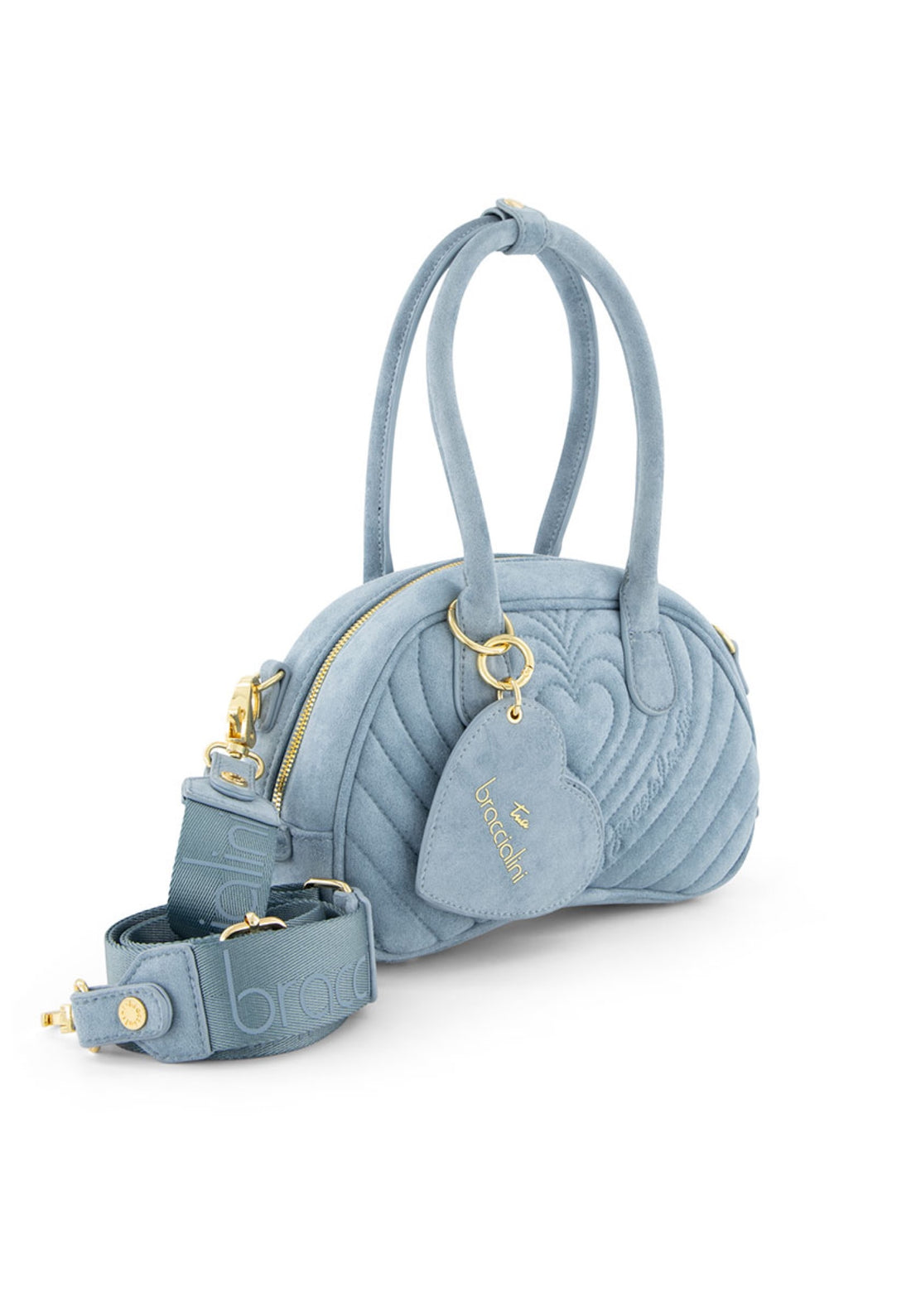 BORSA A MANO E TRACOLLA BAULETTO BRACCIALINI BETH MATELASSE' B19254 POLVERE