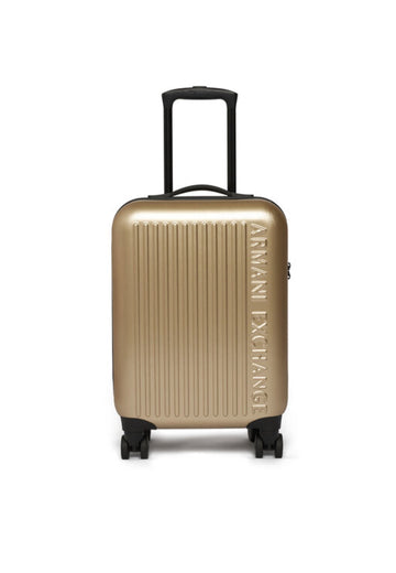 VALIGIA TROLLEY BAGAGLIO A MANO ARMANI EXCHANGE XW002233 AF21472 F1020 LIGHT GOLD SATIN