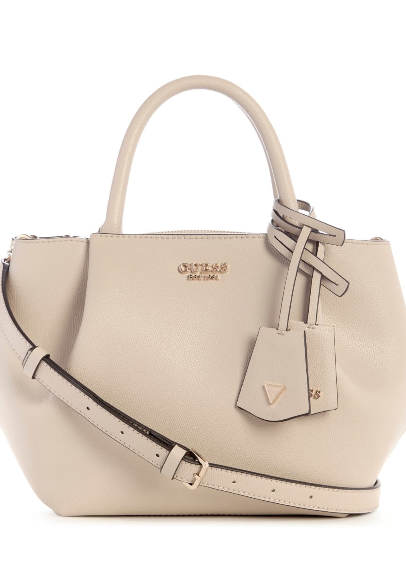BORSA A MANO E TRACOLLA GUESS AMORETTE BG789806 LIGHT TAUPE
