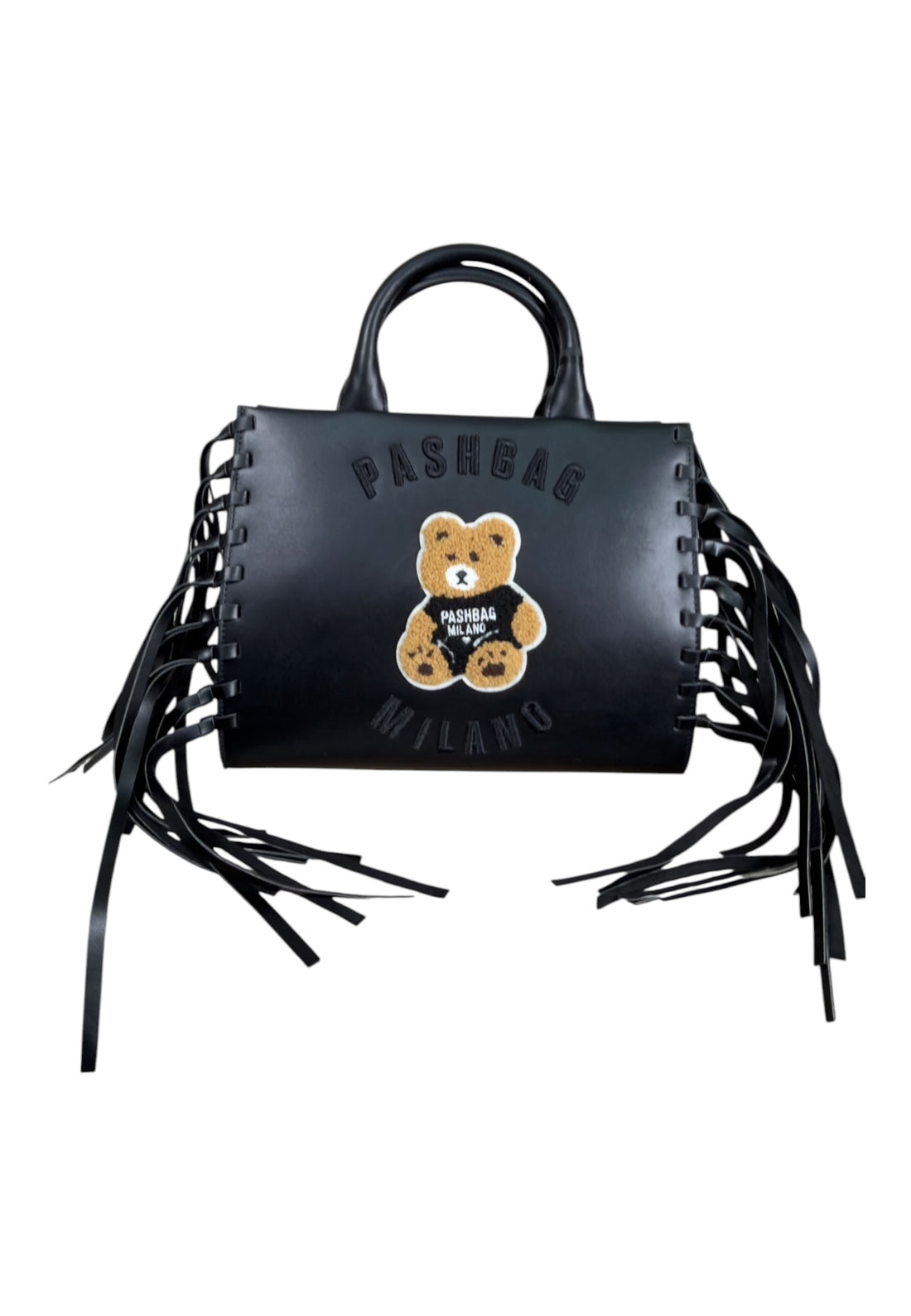 BORSA A MANO E TRACOLLA PASHBAG MARGE 20150 SHEPHERD PURE BLACK