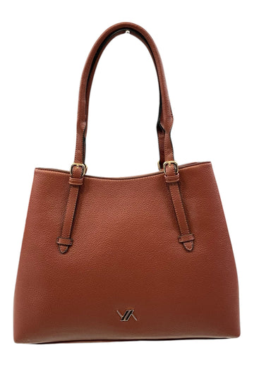 BORSA A SPALLA DONNA VERDE 16-0008253 RUST MARRONE