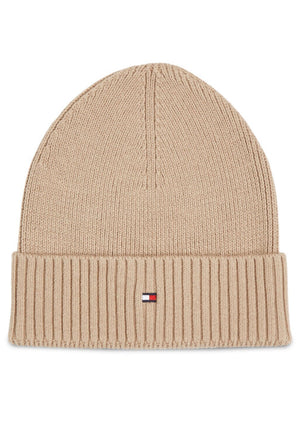 CAPPELLO CUFFIA UOMO TOMMY HILFIGER AM0AM12796 ACI BEIGE