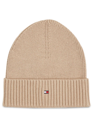 CAPPELLO CUFFIA UOMO TOMMY HILFIGER AM0AM12796 ACI BEIGE