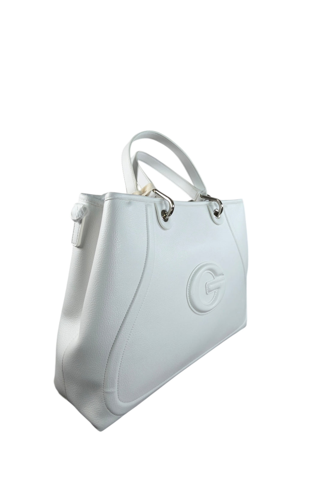 BORSA A MANO E TRACOLLA GRANDE GAELLE GAACW03186 BIANCO