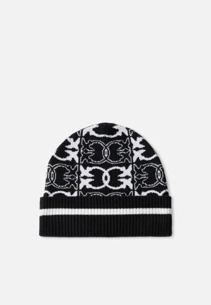 CAPPELLO CUFFIA PINKO 105991 A2YO ZZ2 NERO-BIANCO