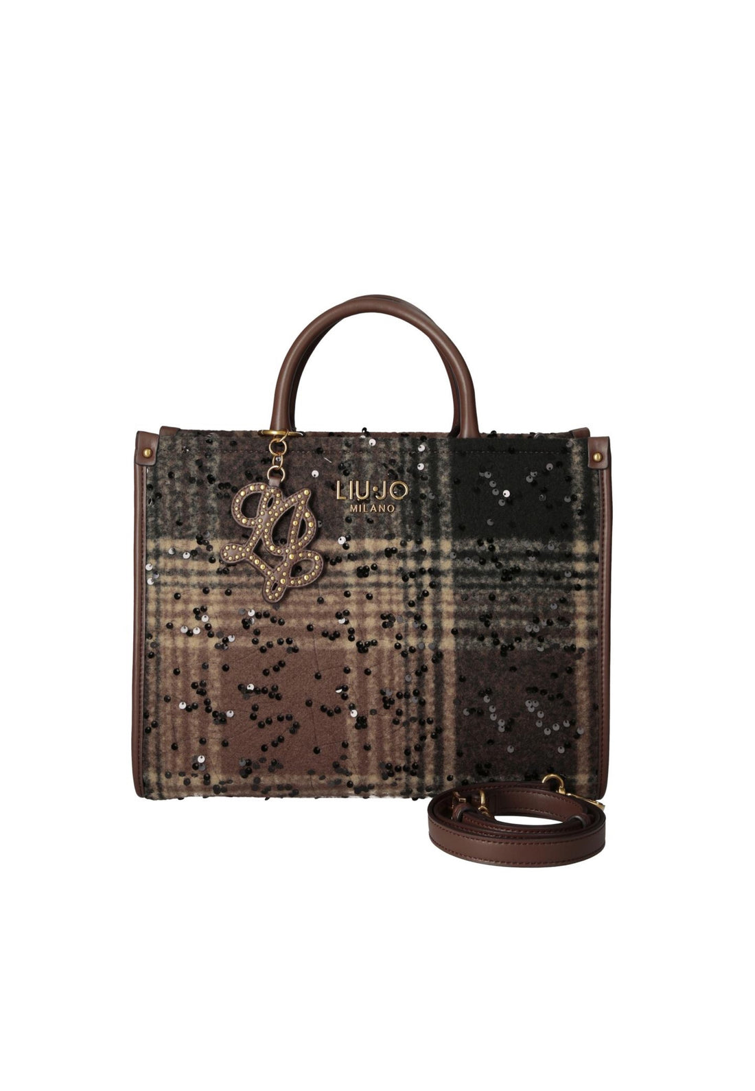 BORSA A MANO E TRACOLLA LIU-JO AF6206_T759A 00533 TESTA DI MORO