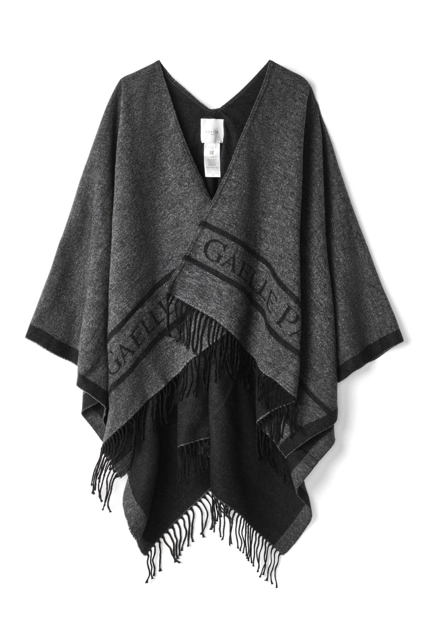 PONCHO MANTELLA DONNA GAELLE GAACW02557 NERO