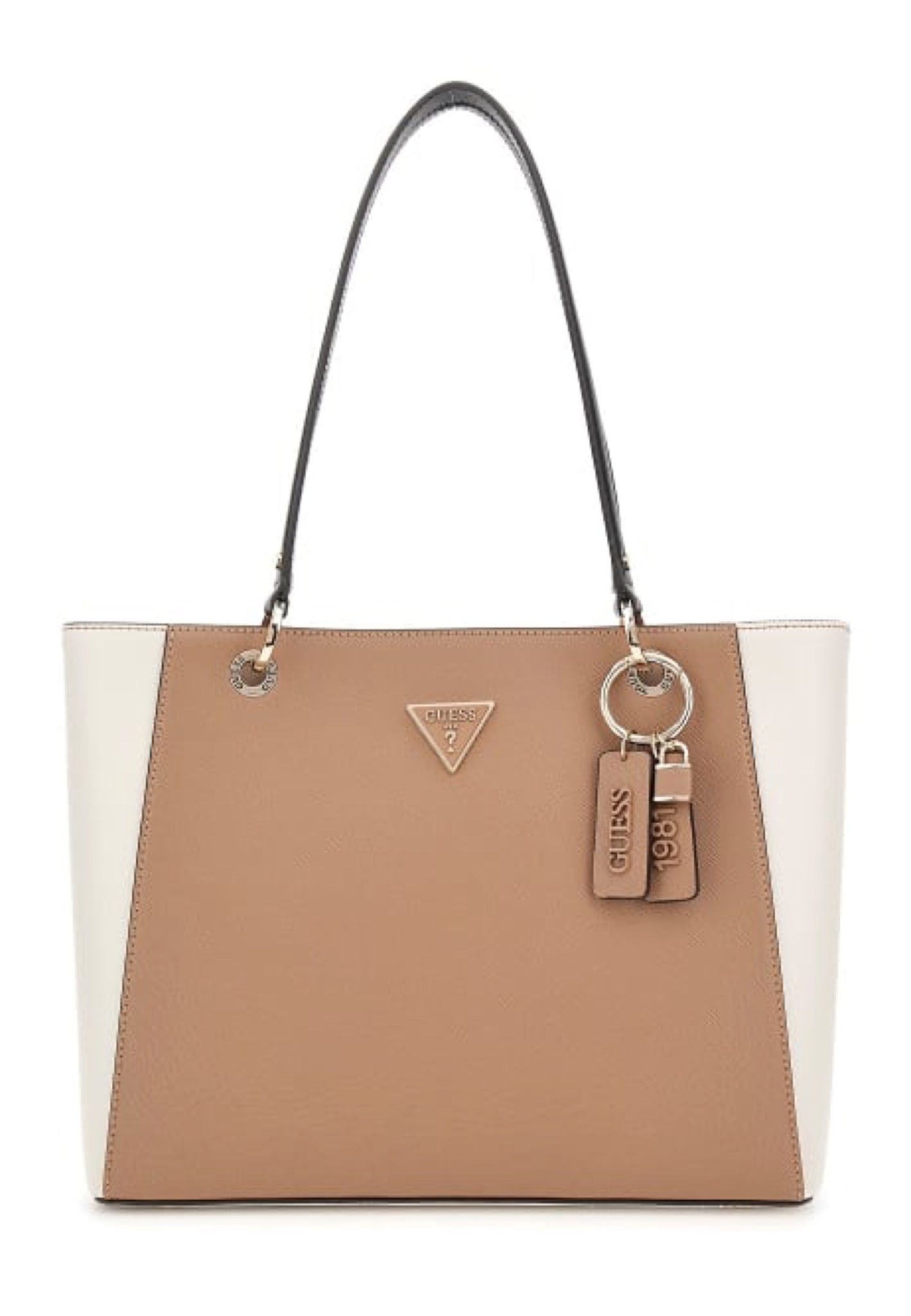 BORSA A SPALLA GUESS NOELLE II ZG967225 TAN MULTI