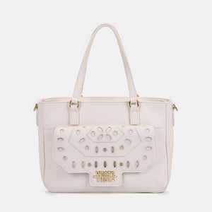 BORSA A SPALLA E TRACOLLA YNOT MAR-008S6 WHITE