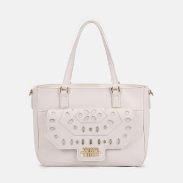 BORSA A SPALLA E TRACOLLA YNOT MAR-008S6 WHITE