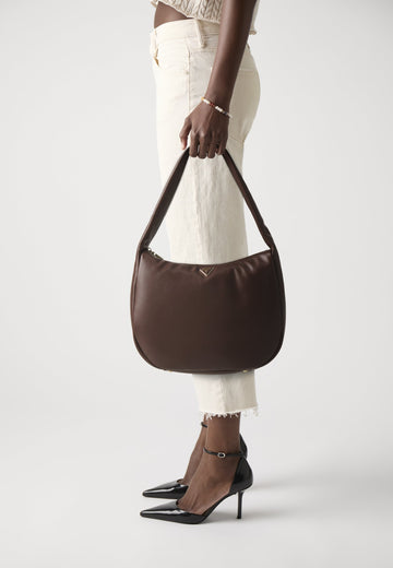 BORSA A SPALLA DONNA GUESS SUNETRA NG753402 ESPRESSO MARRONE