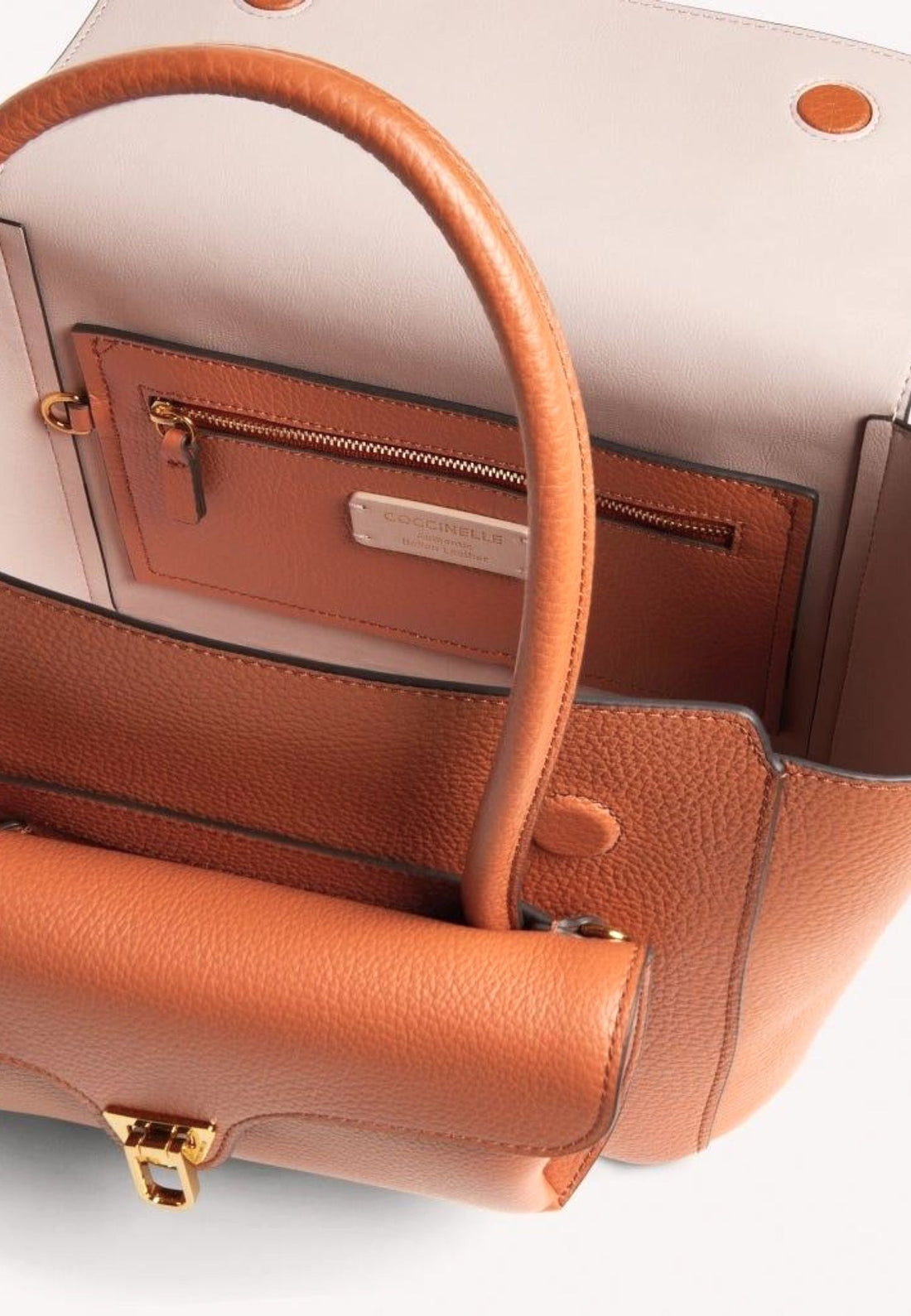 BORSA A SPALLA E TRACOLLA COCCINELLE DOUBLE BEAT E1T8A180201 R41 CRAB