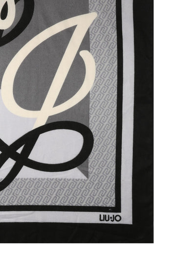 PASHMINA LOGO LIU-JO 2F6068_T2745 NERO
