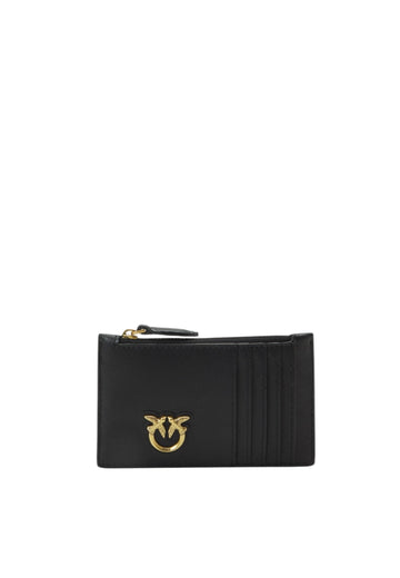 PINKO AIRONE CARDHOLDER WALLET C/C POCKET 100251 A0F1 BLACK
