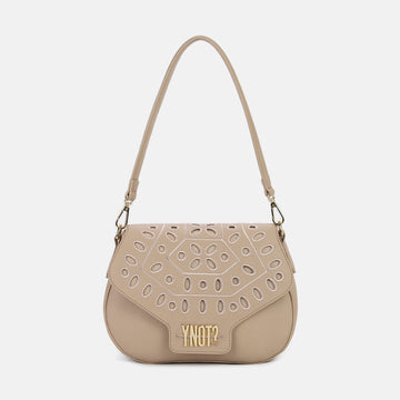 BORSA A SPALLA E TRACOLLA YNOT MAR-001S6 ALMOND