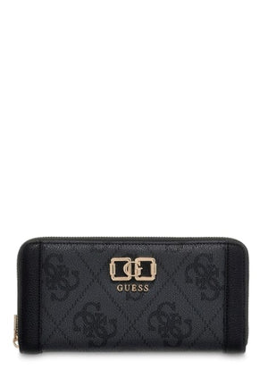 PORTAFOGLIO DONNA ZIP AROUND GUESS KARNILLA LOGO OS9901146 COAL LOGO
