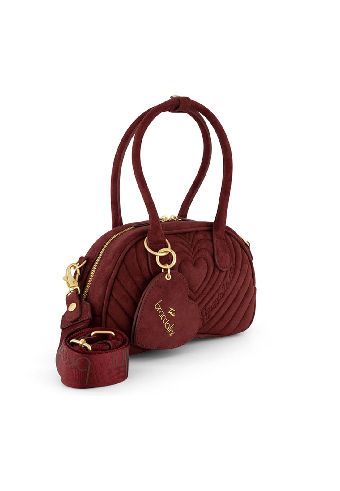 BORSA A MANO E TRACOLLA BAULETTO BRACCIALINI BETH MATELASSE' B19254 VINACCIA