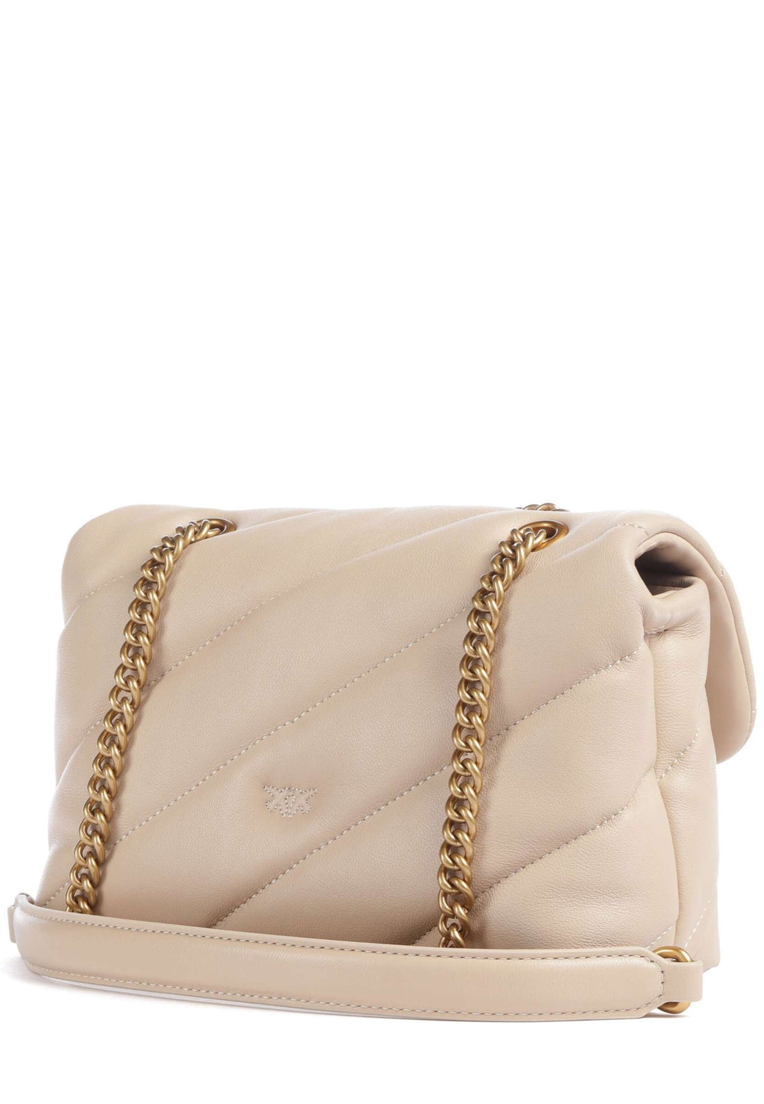 BORSA PINKO LOVE MINI PUFF NEW BUCKLE 107058 A0F2 C50Q BEIGE