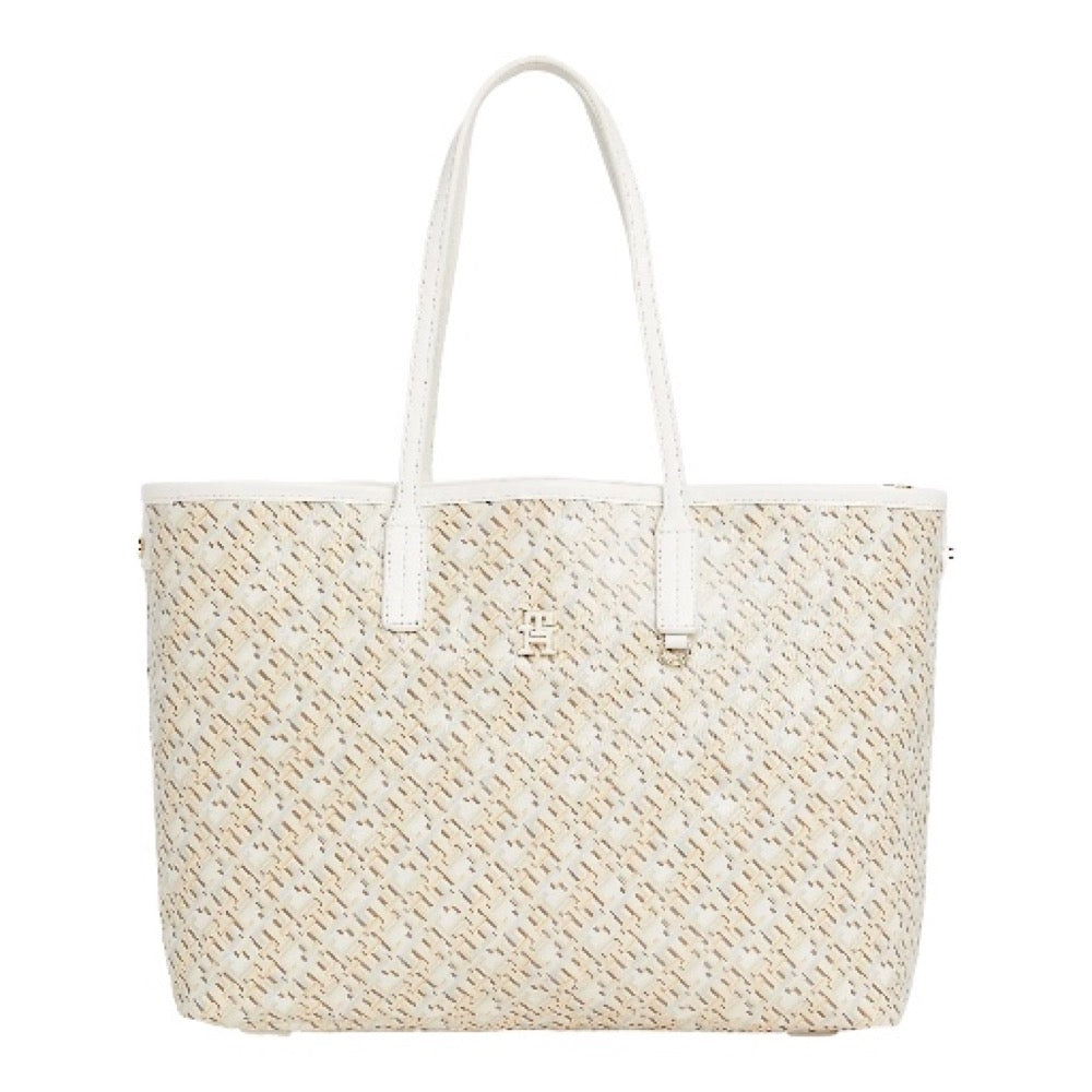 TOMMY HILFIGER SHOPPER BAG AW0AW15971 OFT IVORY