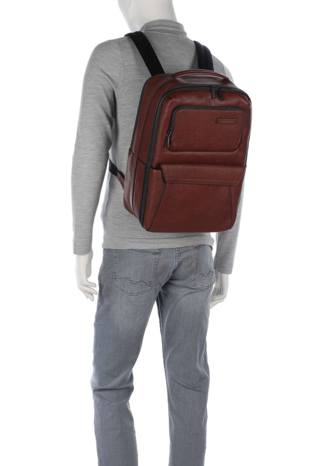 ZAINO DA VIAGGIO THE BRIDGE LUDOVICO 063126LZ 1A MARRONE PC 14"