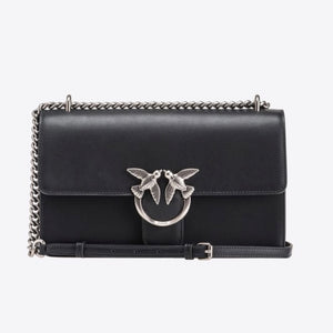 BORSA PINKO LOVE ONE CLASSIC DC 100941 A0F1 Z99O NERO-SILVER