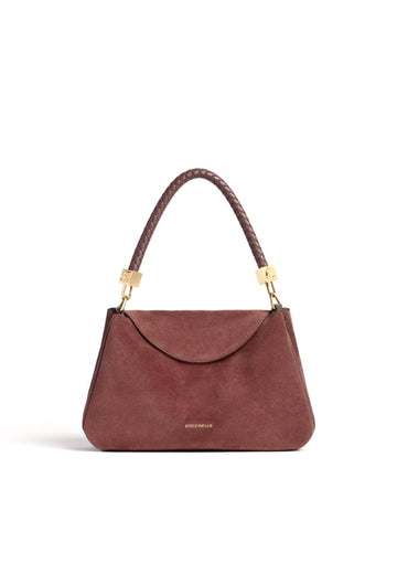 BORSA A SPALLA COCCINELLE TIGGY SMALL SUEDE E1VCL180201 R49 BERRY