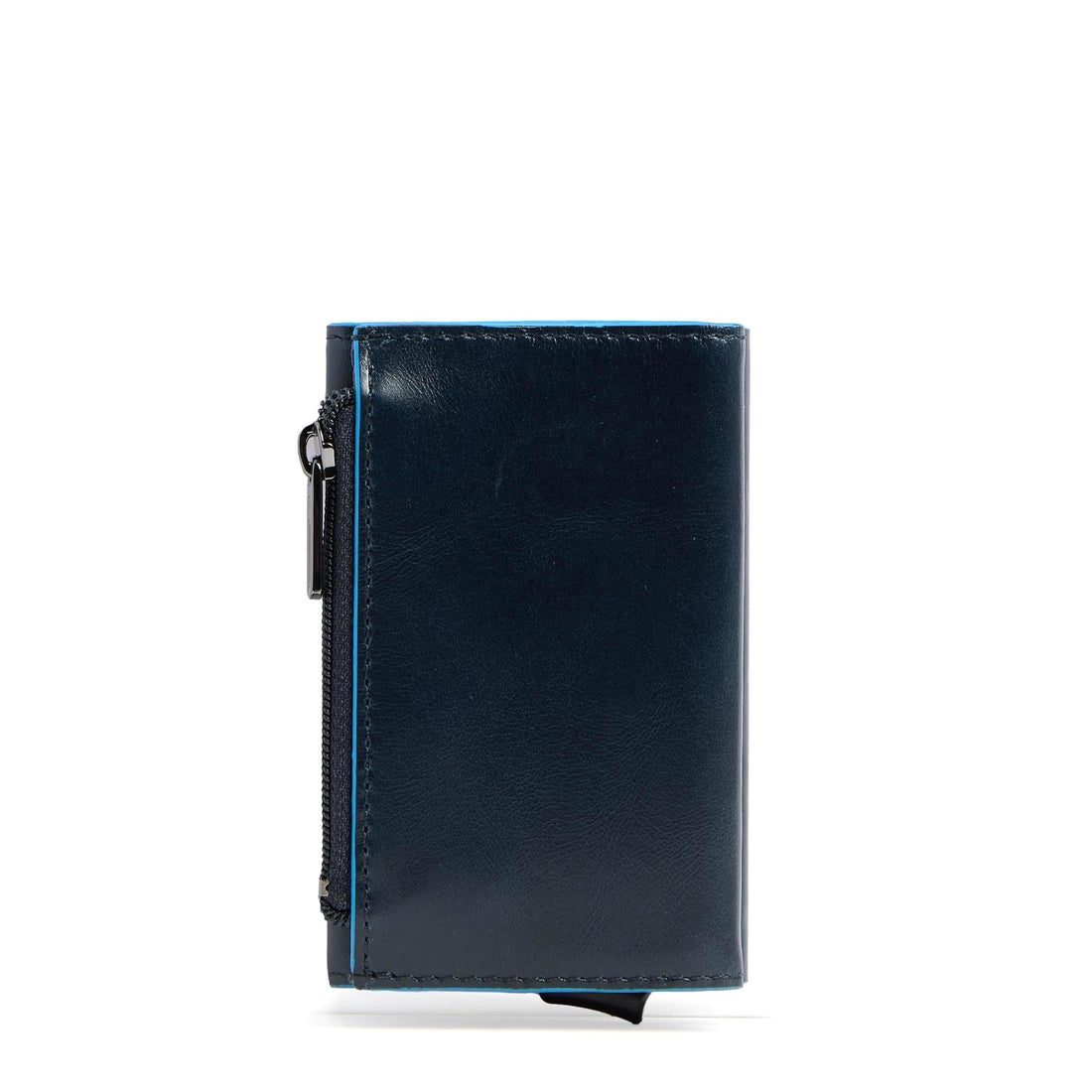 PIQUADRO WALLET CARD HOLDER + BANKNOTES + COINS BLUE SQUARE PP5585B2BLR BLU2