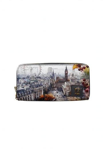 PORTAFOGLIO YNOT DOPPIA ZIP YES-568F7 LONDON BERRY