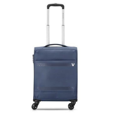 RONCATO SERIGIDA SMALL JAZZ 41464323 NIGHT BLUE HAND LUGGAGE TROLLEY SUITCASE 