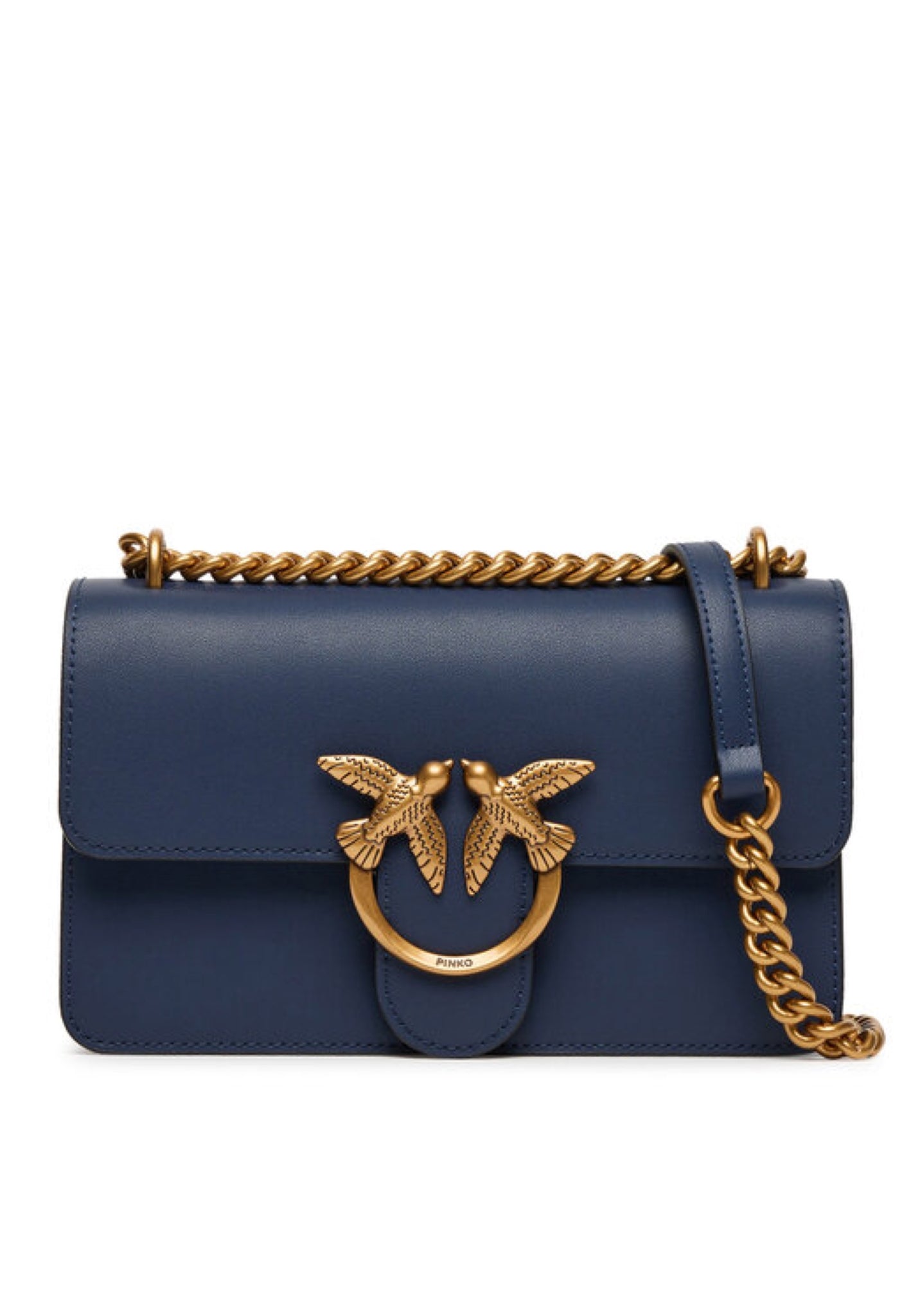 BORSA PINKO LOVE ONE MINI 100074 A0F1 G08Q BLU INDACO