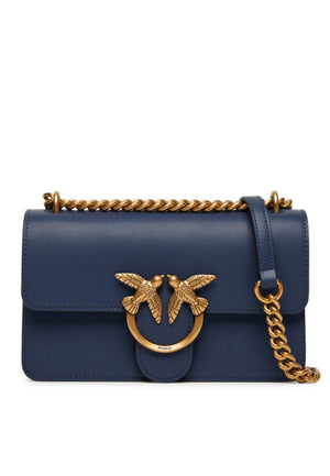 BORSA PINKO LOVE ONE MINI 100074 A0F1 G08Q BLU INDACO